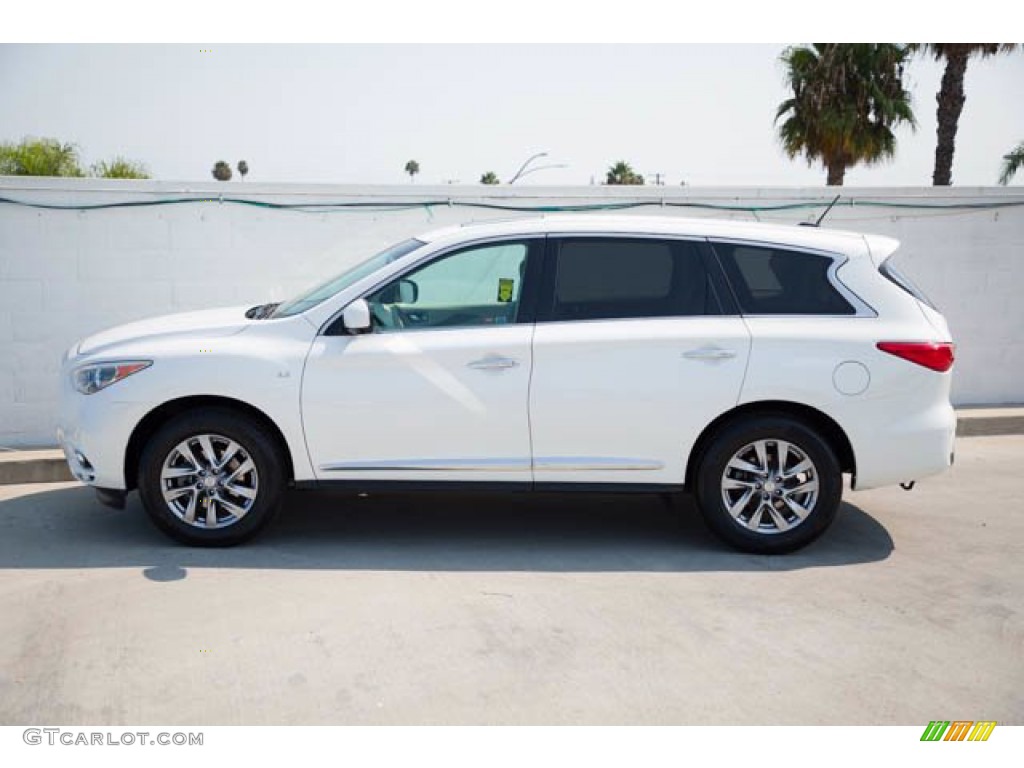 Moonlight White 2014 Infiniti QX60 3.5 Exterior Photo #139310077