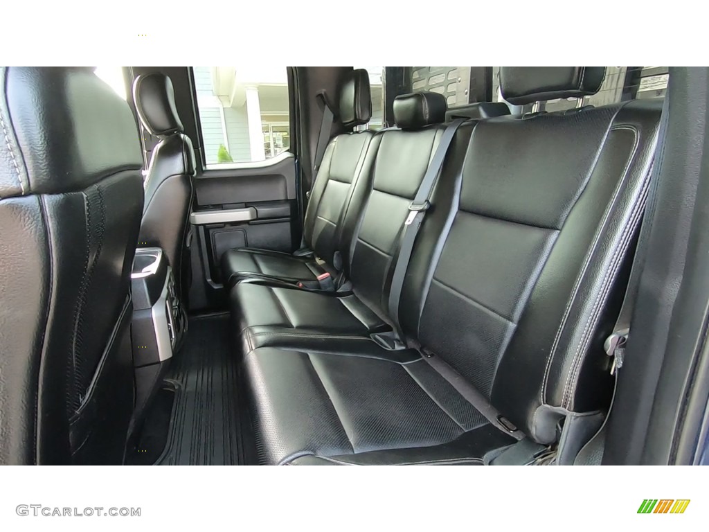 2018 F350 Super Duty Lariat SuperCab 4x4 - Blue Jeans / Black photo #16