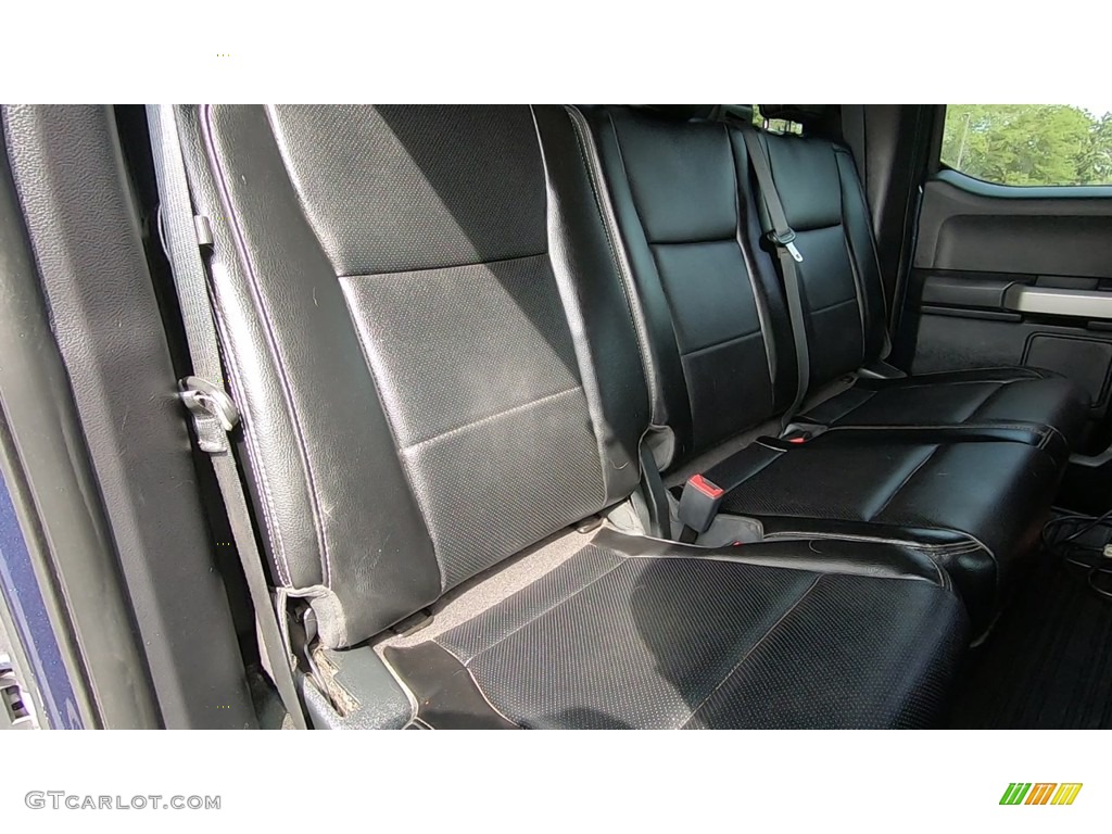 2018 F350 Super Duty Lariat SuperCab 4x4 - Blue Jeans / Black photo #23