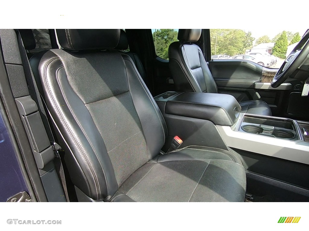 2018 F350 Super Duty Lariat SuperCab 4x4 - Blue Jeans / Black photo #24