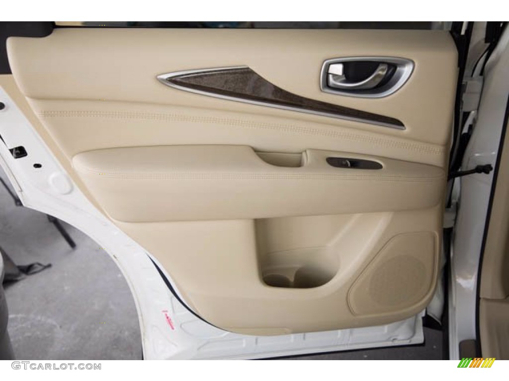 2014 Infiniti QX60 3.5 Wheat Door Panel Photo #139310588