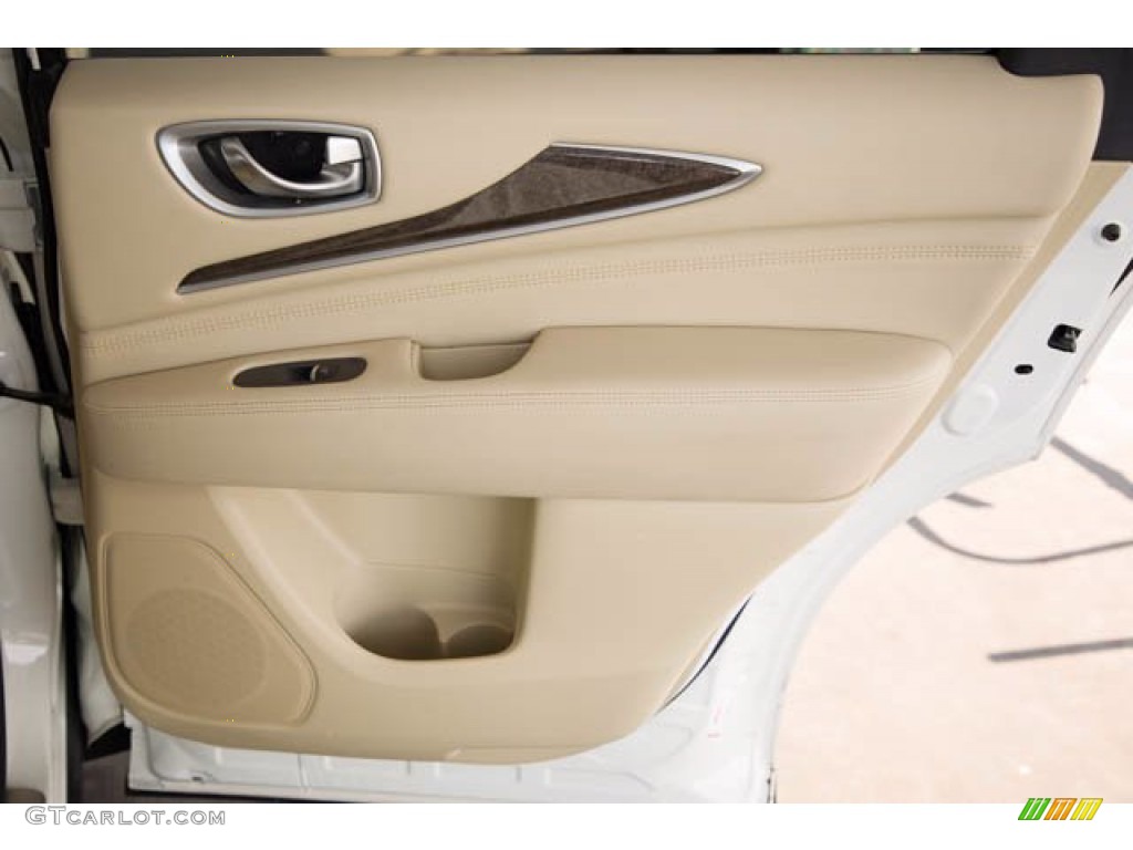 2014 Infiniti QX60 3.5 Wheat Door Panel Photo #139310614