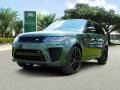 2020 British Racing Green Metallic Land Rover Range Rover Sport SVR  photo #2