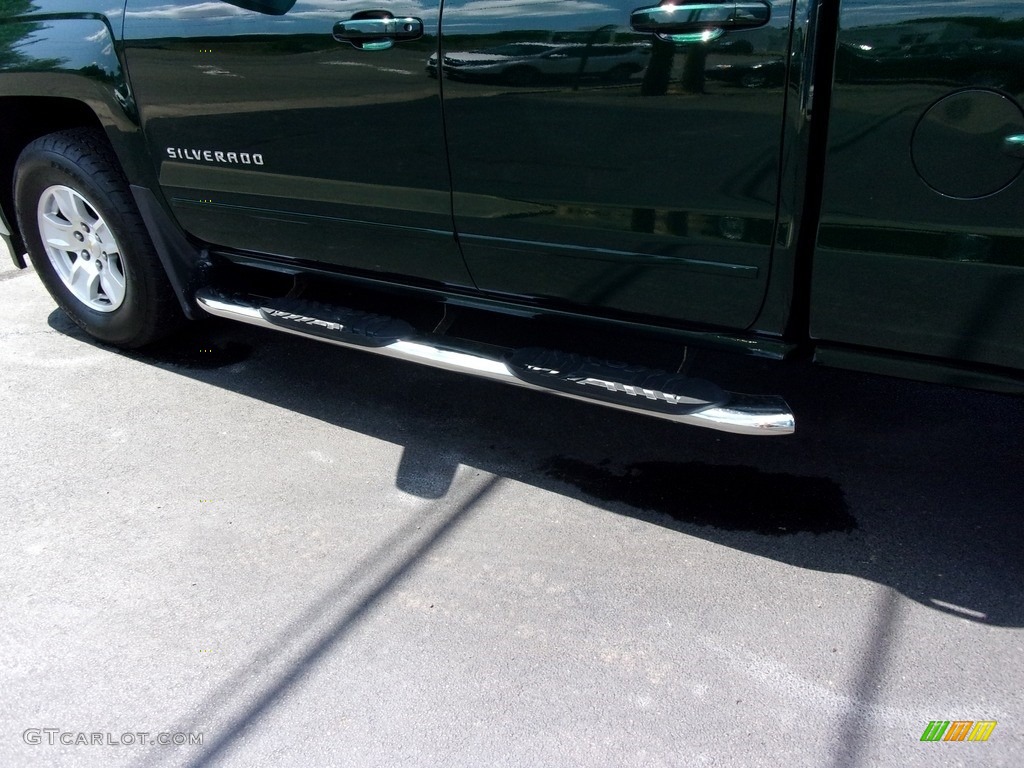 2015 Silverado 1500 LT Double Cab 4x4 - Rainforest Green Metallic / Jet Black photo #10