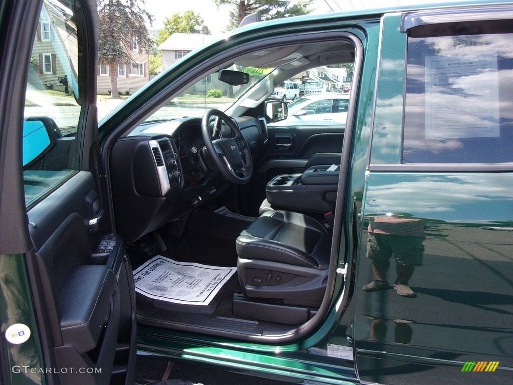 2015 Silverado 1500 LT Double Cab 4x4 - Rainforest Green Metallic / Jet Black photo #11