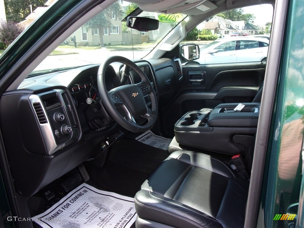2015 Silverado 1500 LT Double Cab 4x4 - Rainforest Green Metallic / Jet Black photo #12