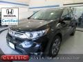 2018 Crystal Black Pearl Honda CR-V EX AWD  photo #1