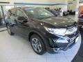 2018 Crystal Black Pearl Honda CR-V EX AWD  photo #3