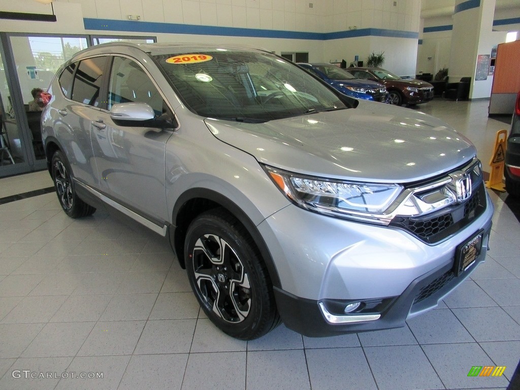 Lunar Silver Metallic 2019 Honda CR-V Touring AWD Exterior Photo #139312600