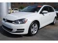 Pure White 2017 Volkswagen Golf 4 Door 1.8T Wolfsburg Exterior