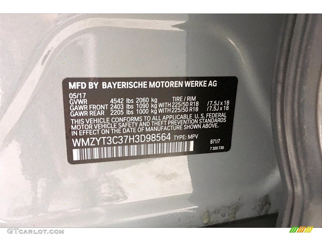 2017 Countryman Cooper S - Moonwalk Grey Metallic / Carbon Black photo #36