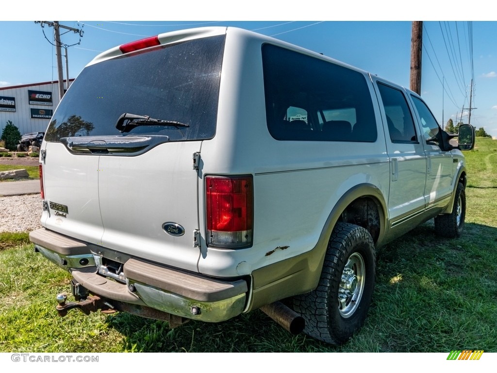 2002 Excursion Limited 4x4 - Oxford White / Medium Parchment photo #4