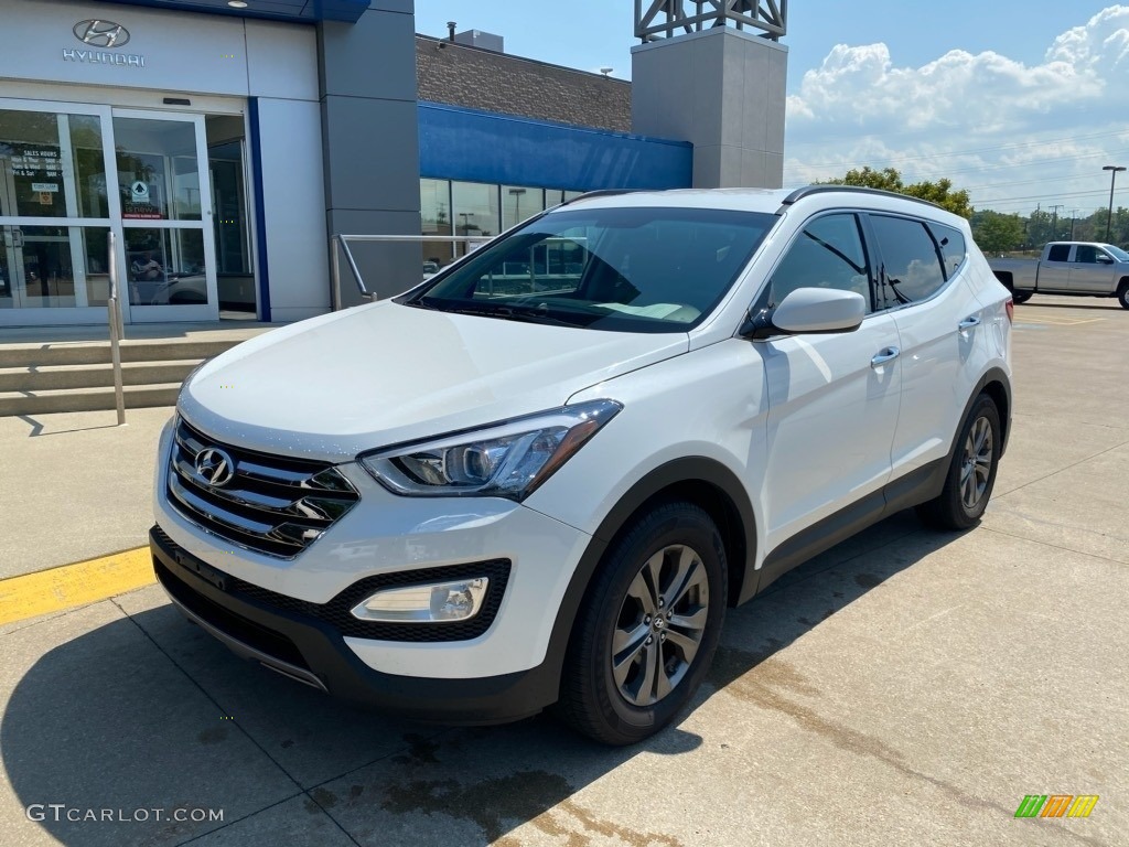 2013 Santa Fe Sport - Frost White Pearl / Gray photo #1