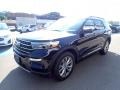 2020 Agate Black Metallic Ford Explorer XLT 4WD  photo #5