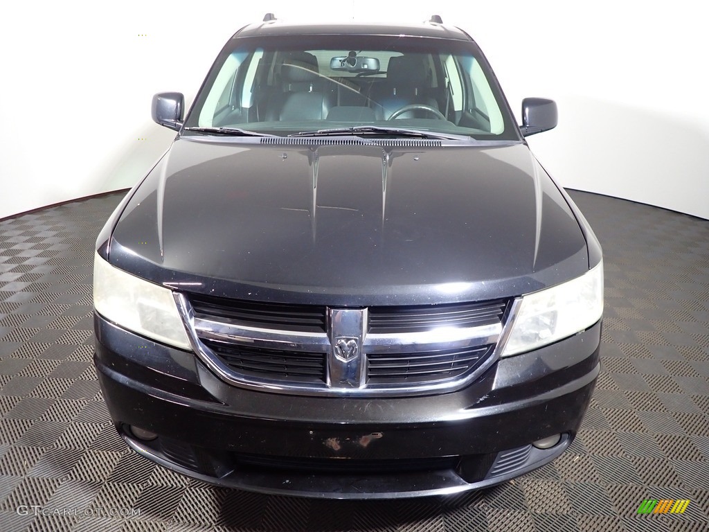 2010 Journey R/T - Brilliant Black Crystal Pearl / Dark Slate Gray photo #4
