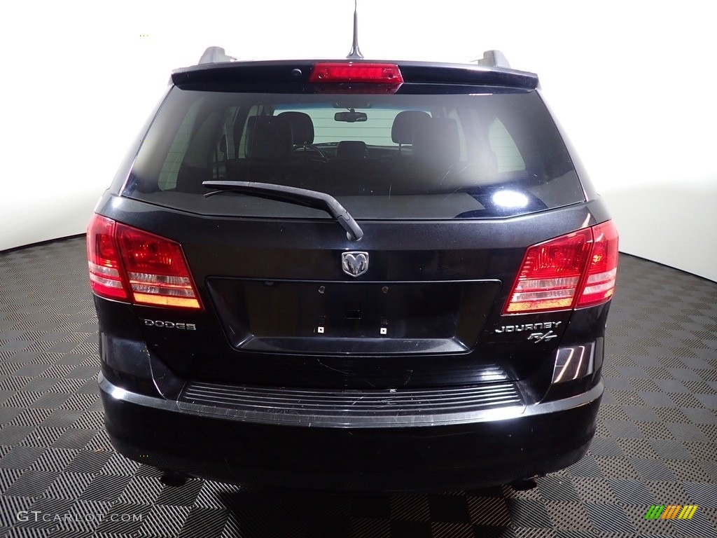 2010 Journey R/T - Brilliant Black Crystal Pearl / Dark Slate Gray photo #11