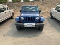 2009 Deep Water Blue Pearl Coat Jeep Wrangler Sahara 4x4  photo #2