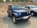 2009 Deep Water Blue Pearl Coat Jeep Wrangler Sahara 4x4  photo #3