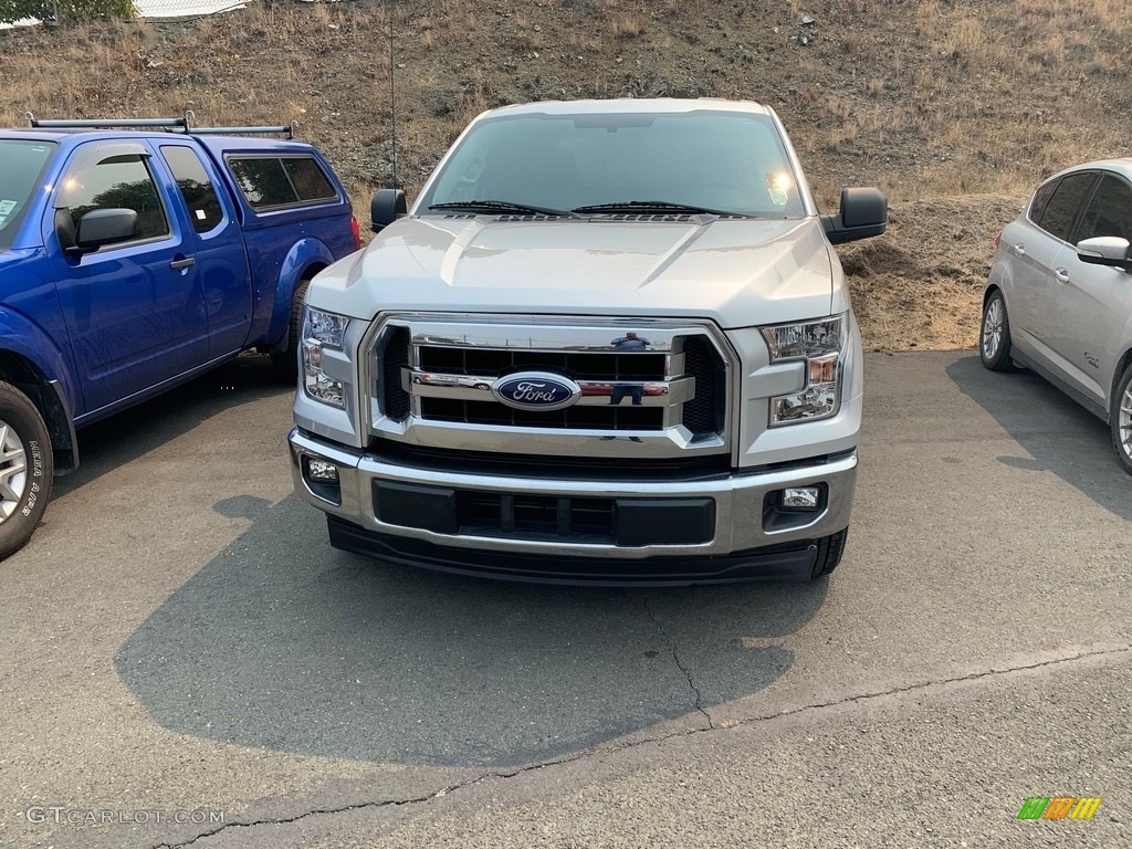2017 F150 XLT SuperCrew - Ingot Silver / Earth Gray photo #2