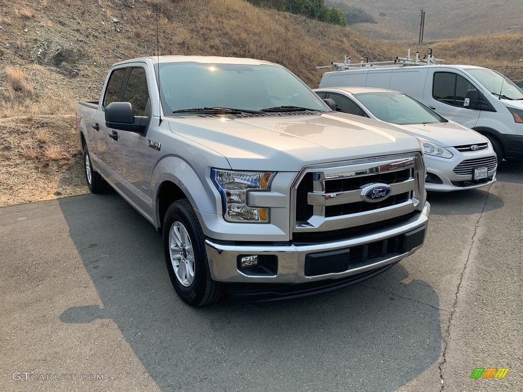 2017 F150 XLT SuperCrew - Ingot Silver / Earth Gray photo #3
