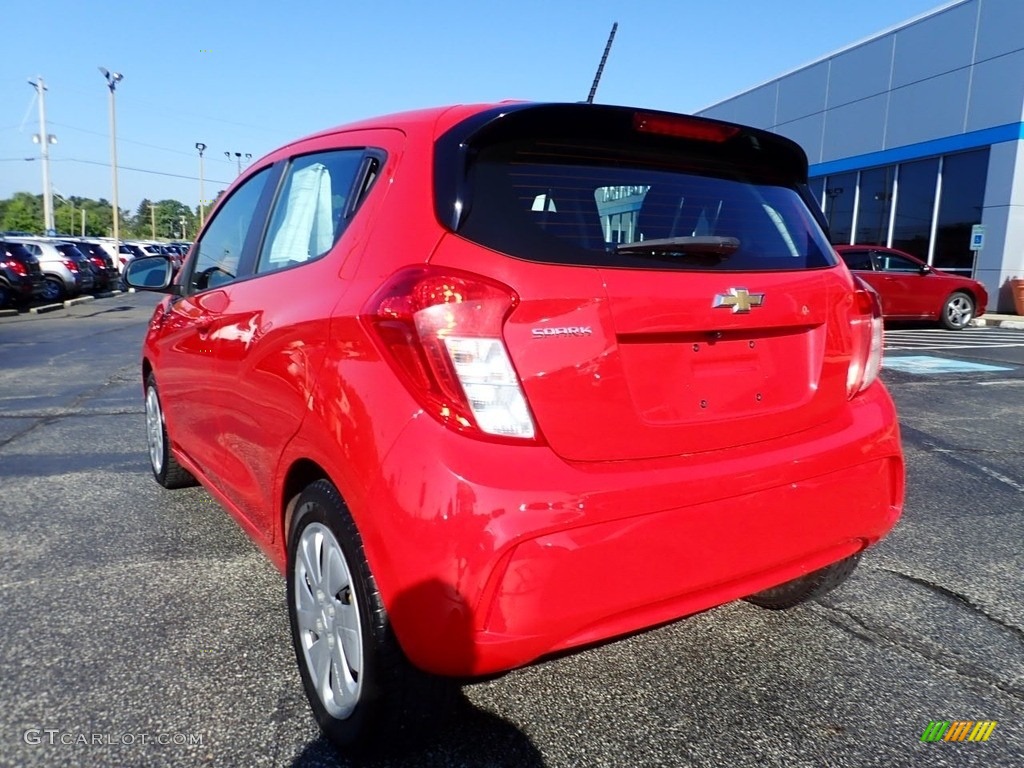 2017 Spark LS - Red Hot / Jet Black photo #5