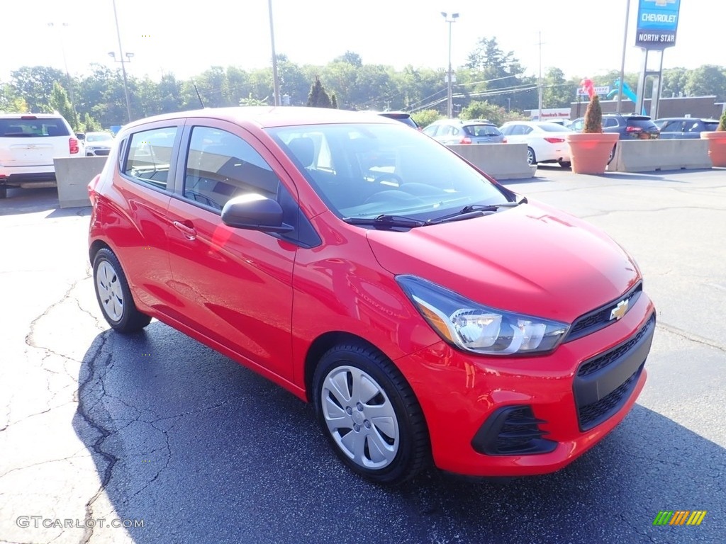 2017 Spark LS - Red Hot / Jet Black photo #10