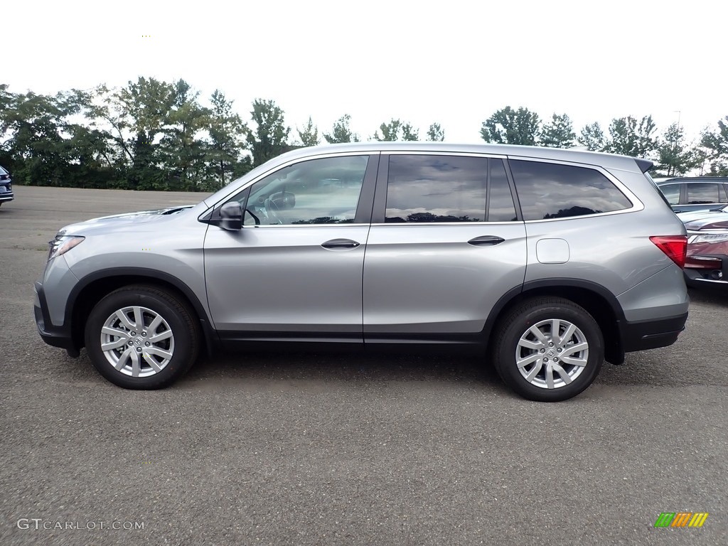 Lunar Silver Metallic 2021 Honda Pilot LX AWD Exterior Photo #139323917