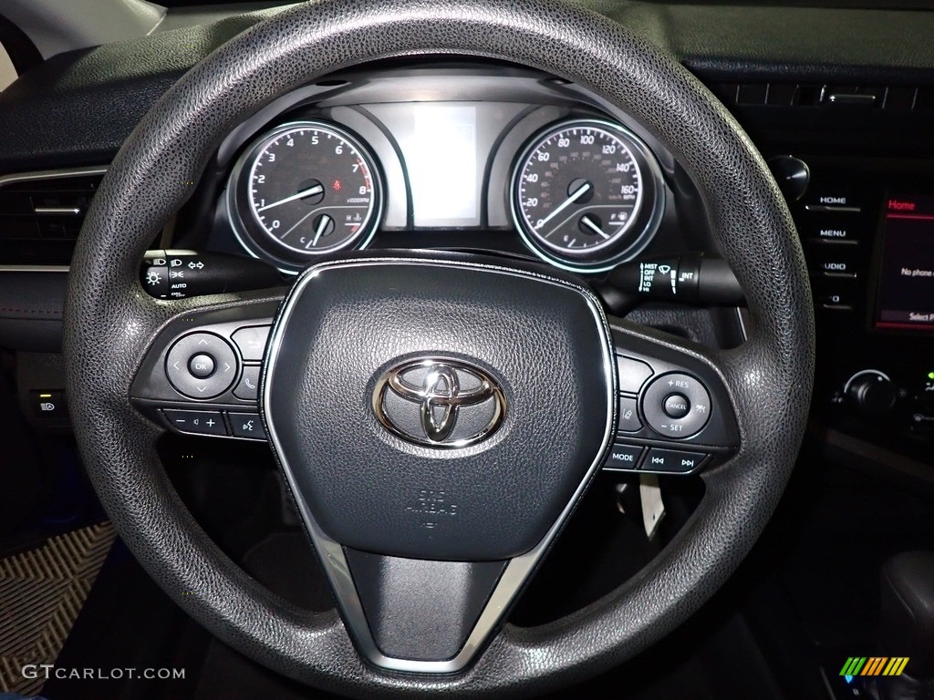 2018 Camry LE - Blue Crush Metallic / Black photo #29