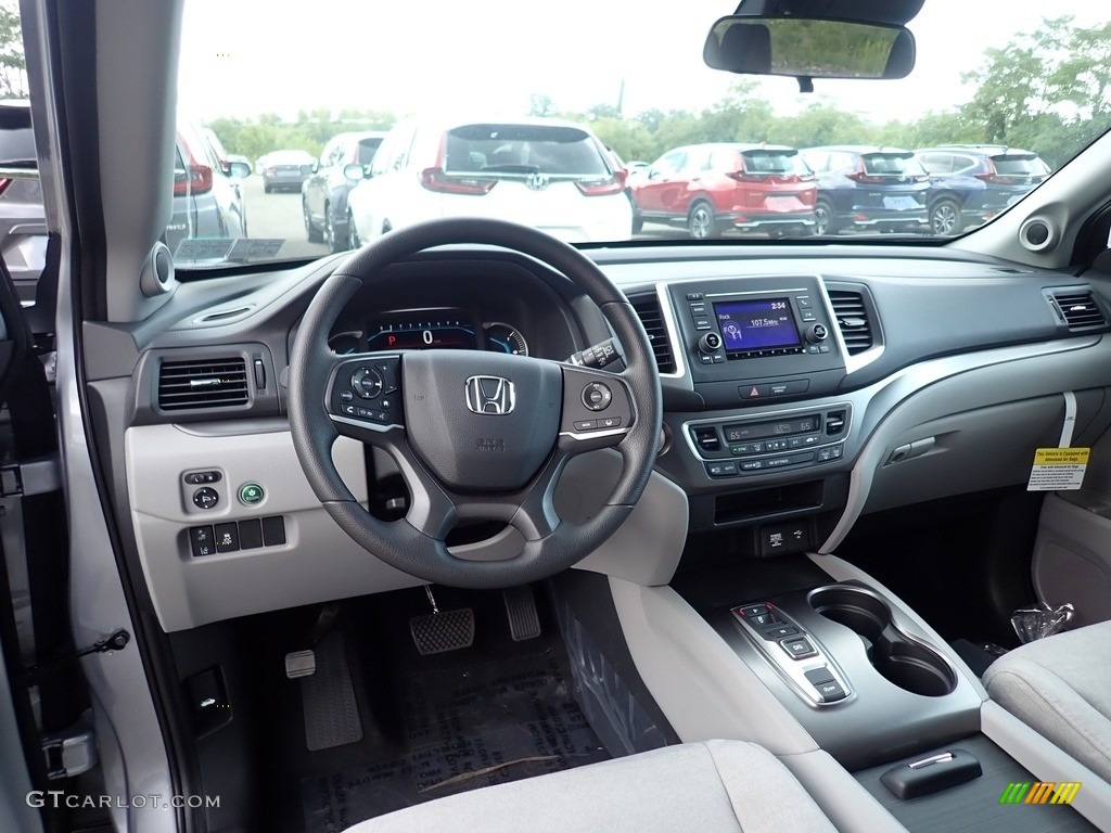 Gray Interior 2021 Honda Pilot LX AWD Photo #139324130