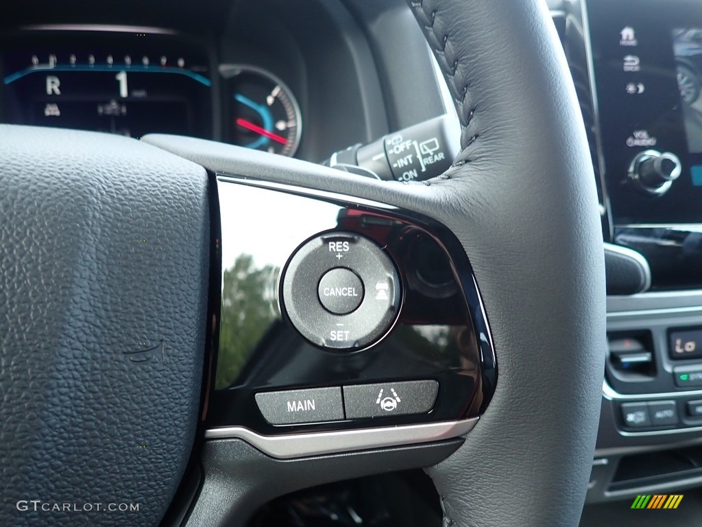 2021 Honda Pilot EX-L AWD Black Steering Wheel Photo #139324880