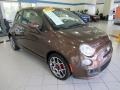 2012 Mocha Latte (Light Brown) Fiat 500 Sport  photo #3