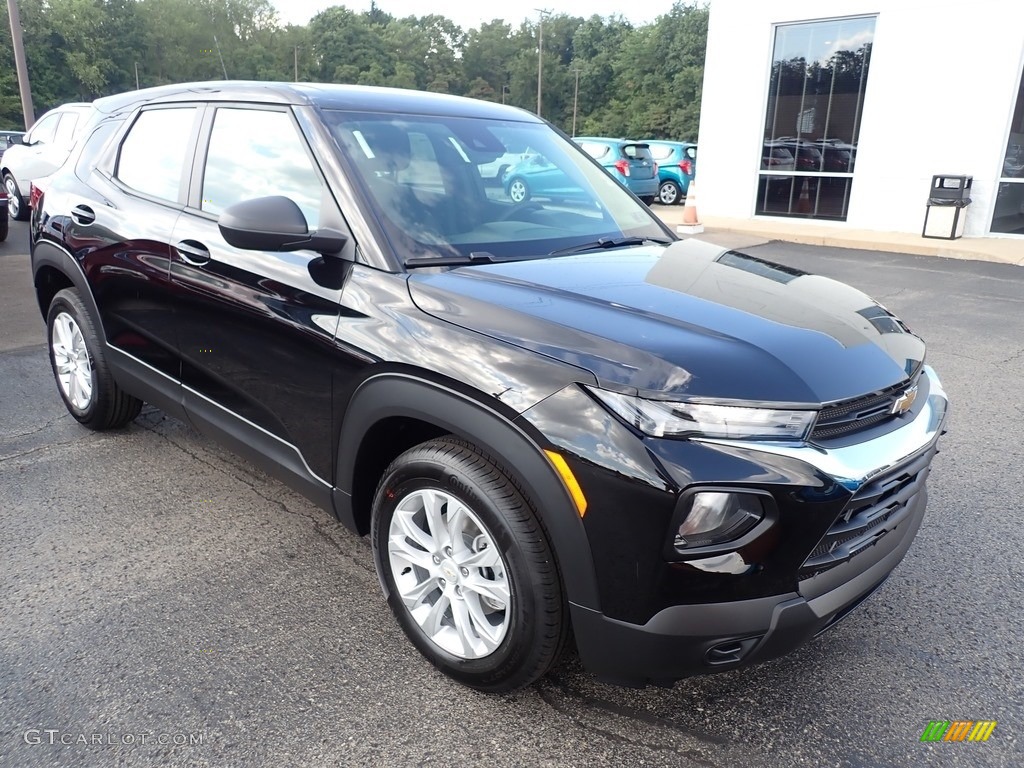 Mosaic Black Metallic 2021 Chevrolet TrailBlazer LS Exterior Photo #139326296