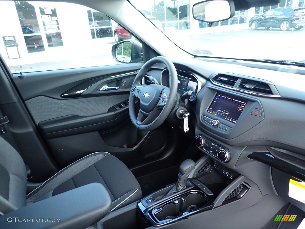 Jet Black Interior 2021 Chevrolet Trailblazer LS Photo #139326362