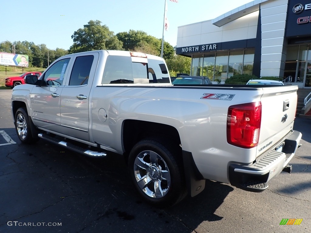 2017 Silverado 1500 LTZ Double Cab 4x4 - Silver Ice Metallic / Jet Black photo #10