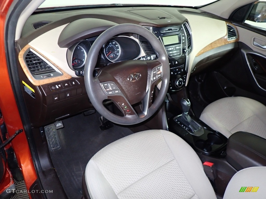 Beige Interior 2016 Hyundai Santa Fe Sport AWD Photo #139327937