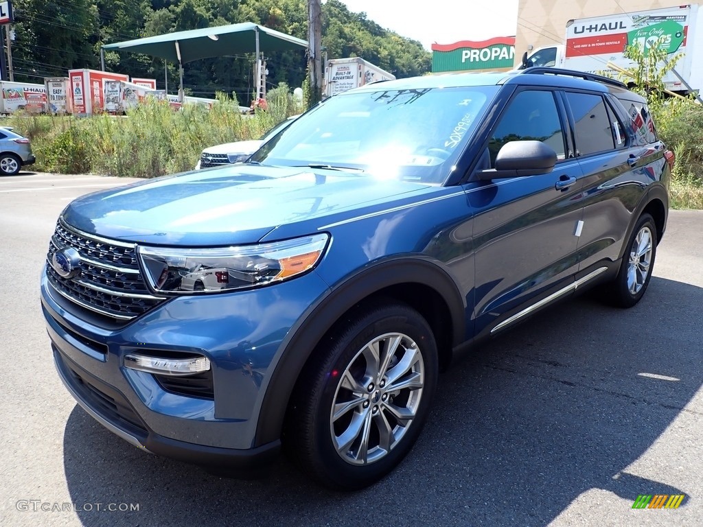 2020 Explorer XLT 4WD - Blue Metallic / Ebony photo #5