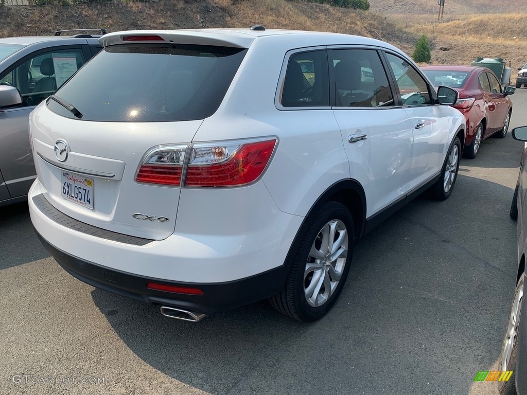 Crystal White Pearl Mica 2012 Mazda CX-9 Grand Touring Exterior Photo #139331465