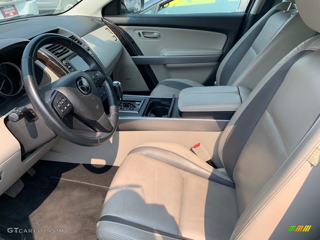 Sand Interior 2012 Mazda CX-9 Grand Touring Photo #139331801