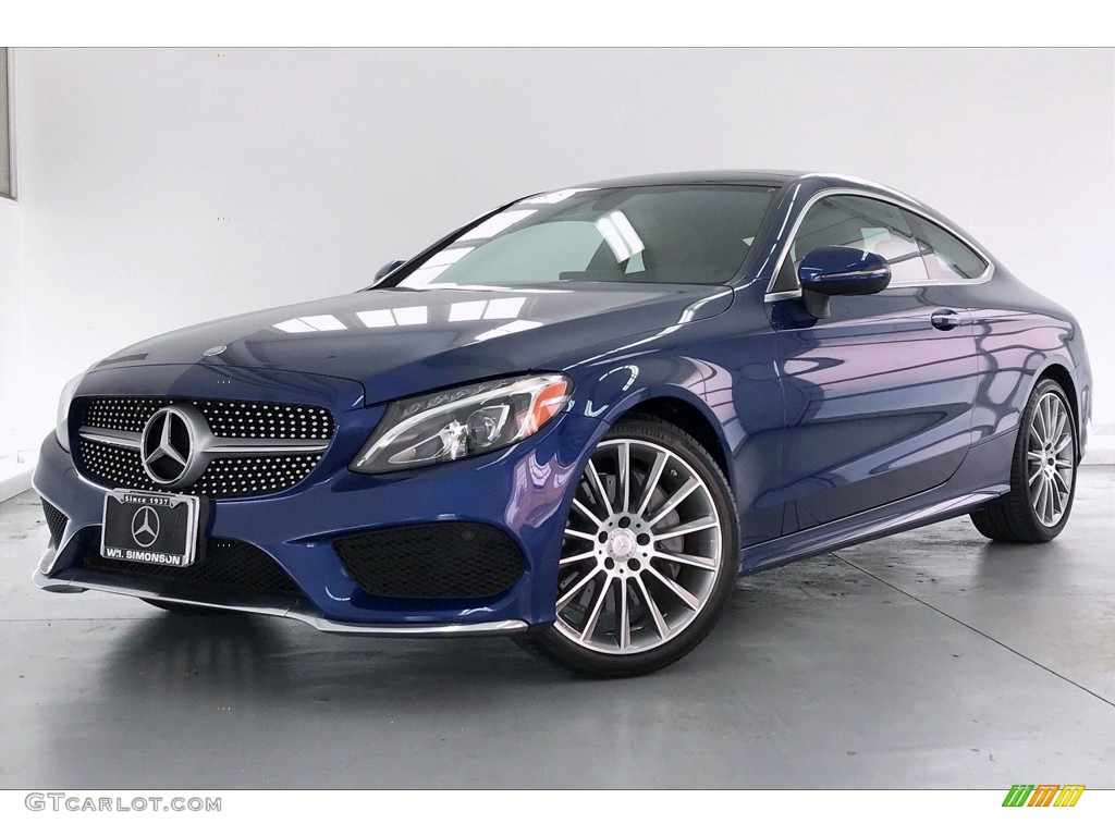 Brilliant Blue Metallic 2017 Mercedes-Benz C 300 Coupe Exterior Photo #139333235