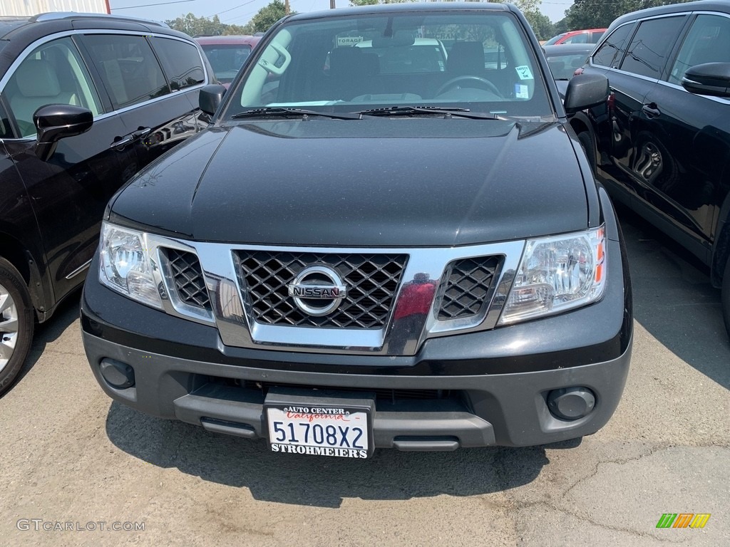 2018 Frontier S King Cab - Magnetic Black / Graphite photo #1