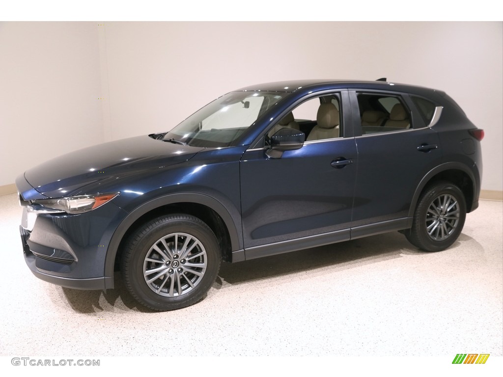 Deep Crystal Blue Mica 2017 Mazda CX-5 Touring Exterior Photo #139334404