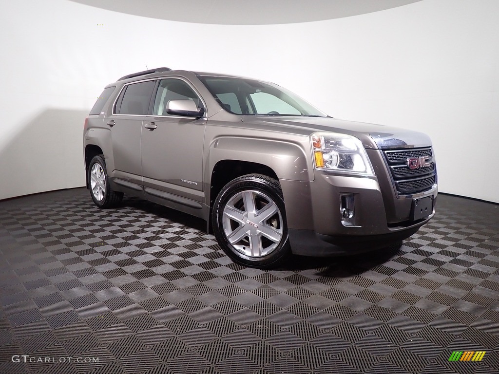 2012 Terrain SLT AWD - Steel Gray Metallic / Jet Black photo #2