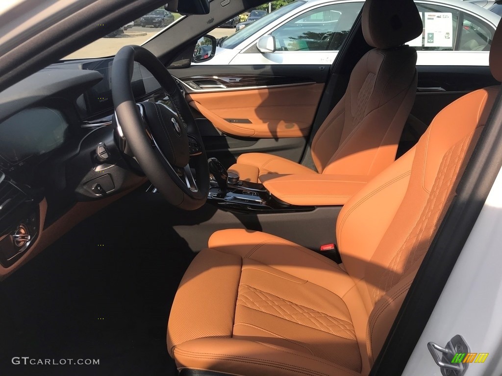 2021 5 Series 530i xDrive Sedan - Alpine White / Cognac photo #2