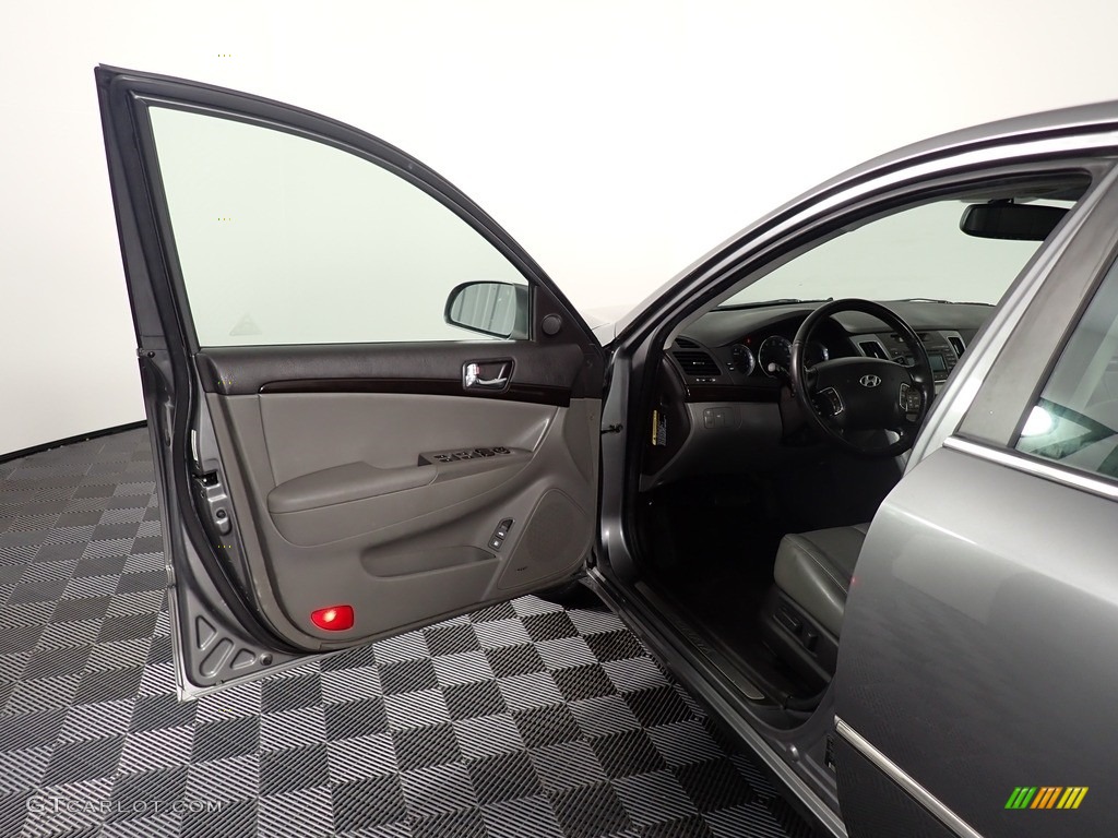 2009 Sonata Limited V6 - Willow Gray / Gray photo #19