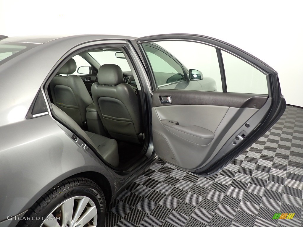 2009 Sonata Limited V6 - Willow Gray / Gray photo #27