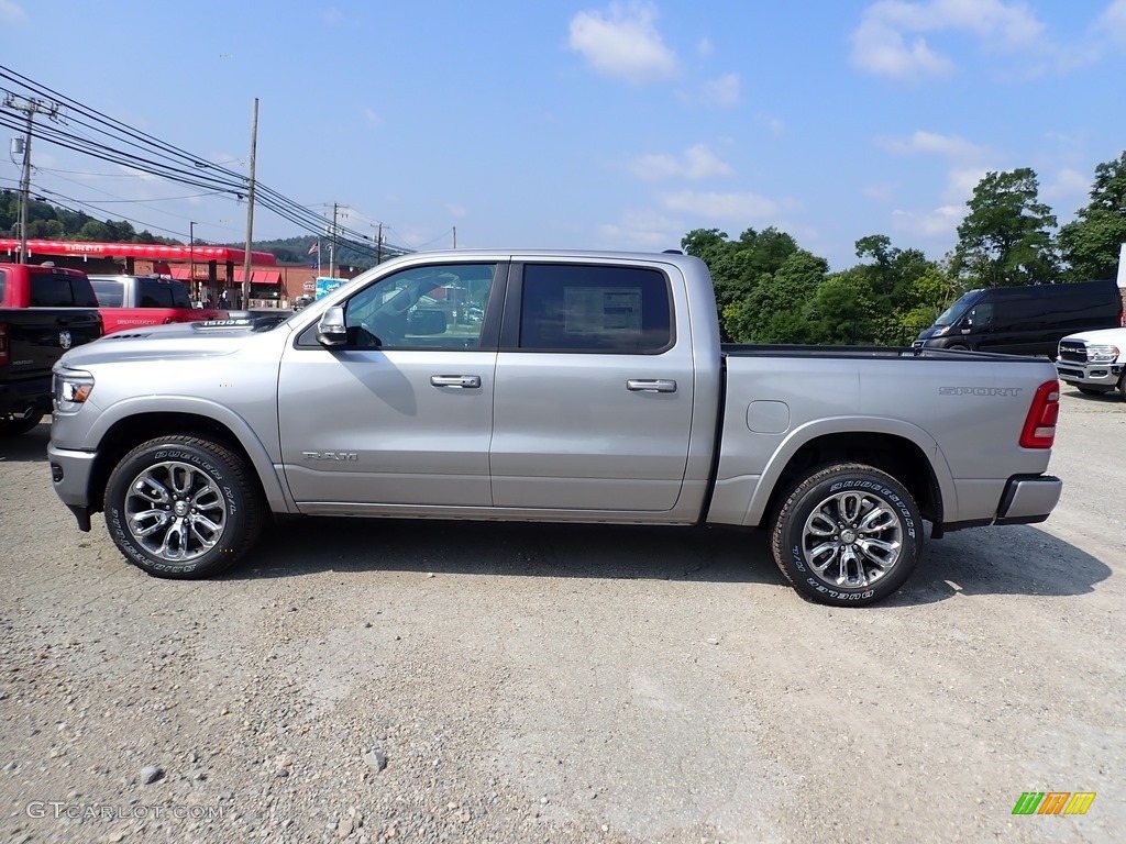 2020 1500 Laramie Crew Cab 4x4 - Billet Silver Metallic / Black photo #3