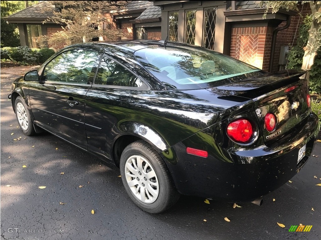 2009 Cobalt LS Coupe - Black / Gray photo #8