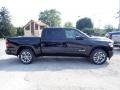 2020 Diamond Black Crystal Pearl Ram 1500 Laramie Crew Cab 4x4  photo #7