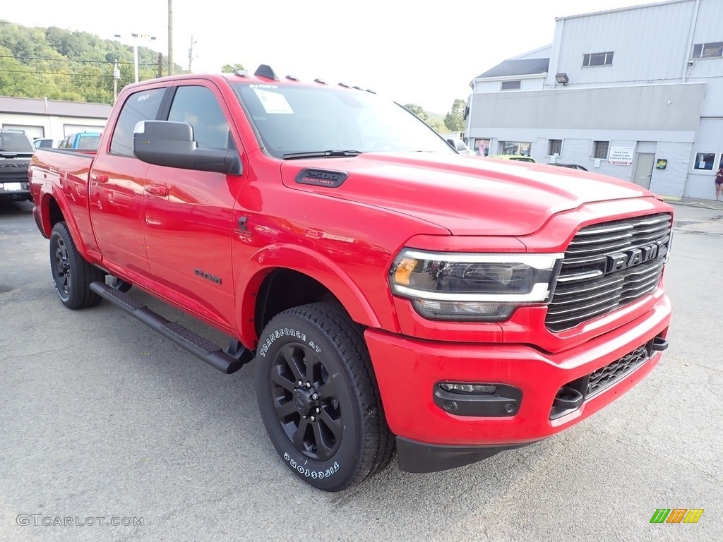 2020 2500 Laramie Crew Cab 4x4 - Flame Red / Black photo #7