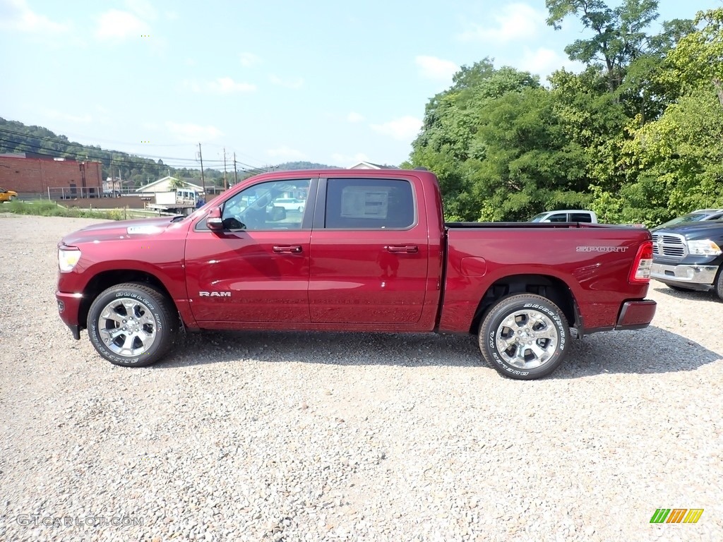 2020 1500 Big Horn Crew Cab 4x4 - Delmonico Red Pearl / Black photo #2